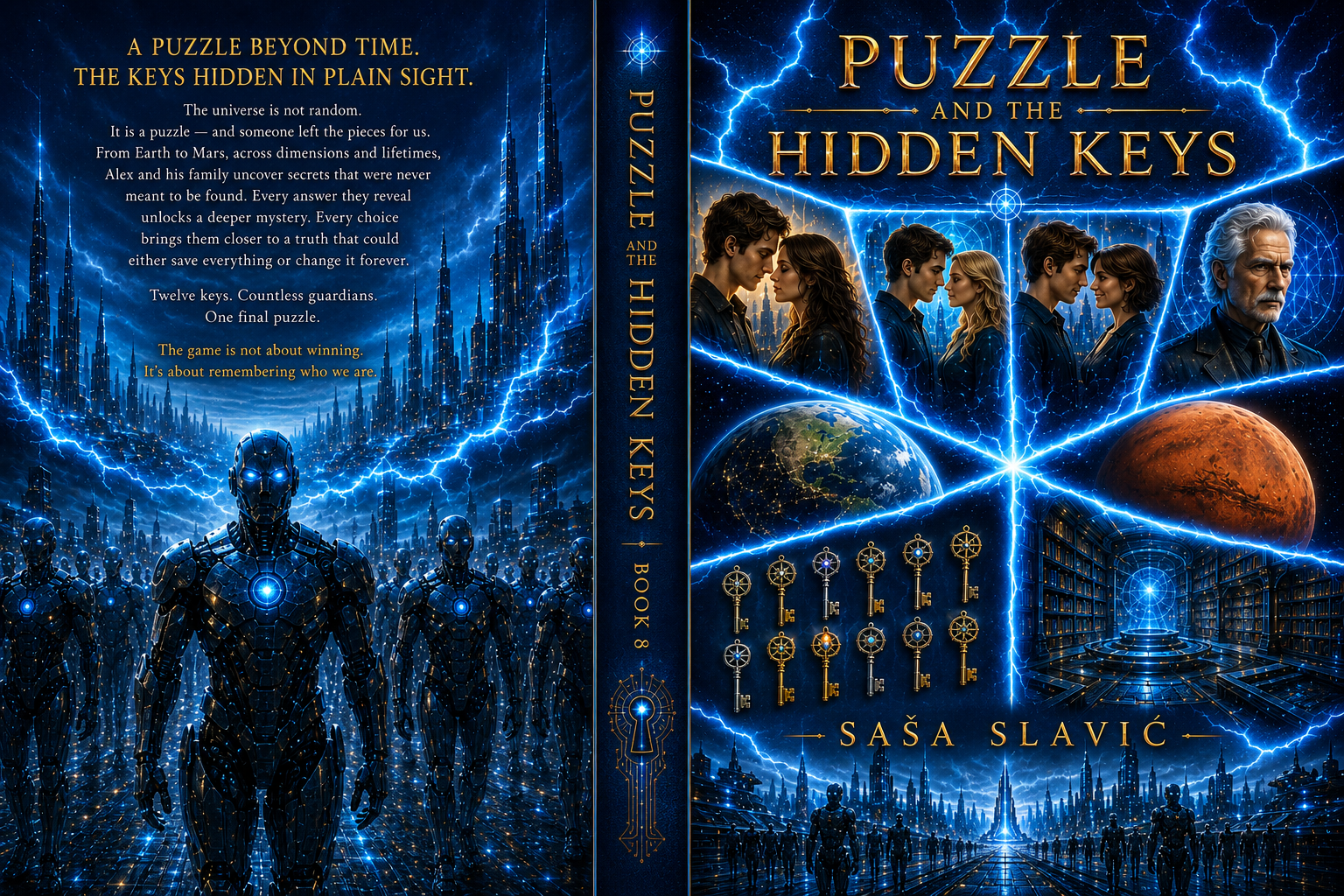 Complete Puzzle and the Hidden Keys Second Edition wrap cover, Book 8